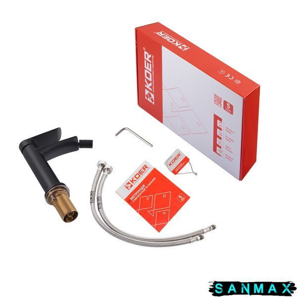 Змішувач для біде Koer KB-20028-05 Чорний (KR5302) KR5302 фото