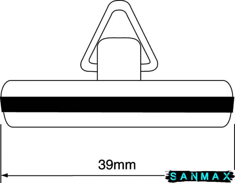 Корок для умивальника до ланцюжка хромований 5/4 " CP1 CP1 фото