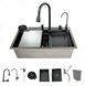 Мийка багатофункціональна Zerix ZH7546-SET-06 Micro Decor Graphite з вбудованим змішувачем з нерж.сталі (ZM5587) ZM5587 фото 3