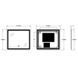 Дзеркало Zerix Mirra MR05-80x70-REVERSE з LED Touch, Anti-fog, димером, регулятором яскравості (ZX6057) ZX6057 фото 7