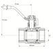 Кран кульовий 1/2 РГГ газ Koer KR.514.PR.G (KR0059) KR0059 фото 2