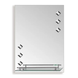 Дзеркало Zerix Sansa MRZ04-450x600x100 прямокутне з полицею та декором (ZX5626) ZX5626 фото 1