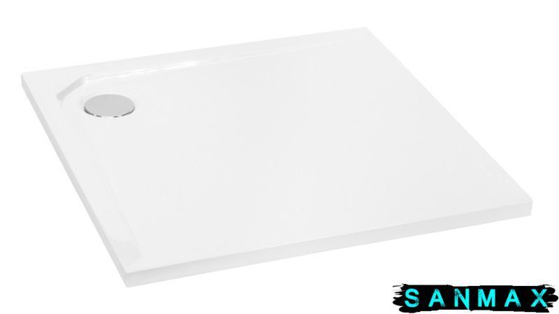 Піддон квадратний Acro UltraSlim 90х90x2/3.5 білий BMAC-90 фото