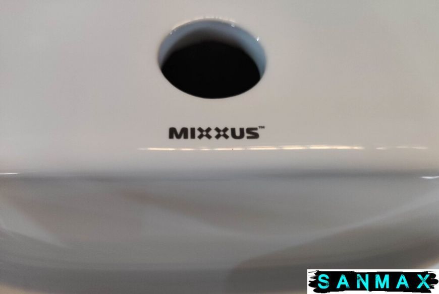 Раковина підвісна Mixxus Premium Quadro-1201-R 430х265х135mm з отвором під змішувач та переливом (MP6504) MP6504 фото