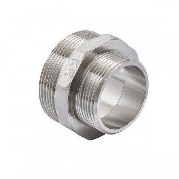 Ніпель нікельований 1 1/2х2 Koer KF.N1620 (KR3315) KR3315 фото