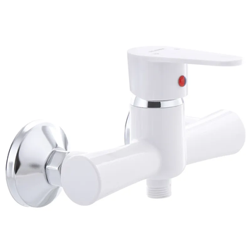 Змішувач для душу Plamix Vega-003 (без шланга і лійки) Білий (PM0575) PM0575 фото