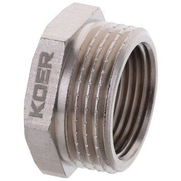 Футорка нікельована 3/4х1 Koer KF.F0810 (KF0079) KF0079 фото
