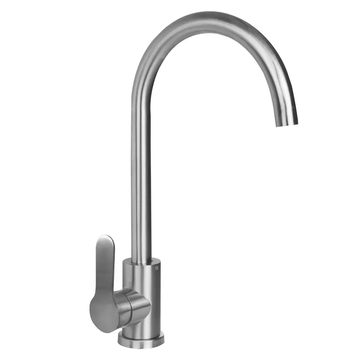 Змішувач для кухні Haiba Dax-011 Нерж (HB9609) HB9609 фото