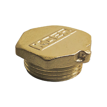Заглушка латуння 1 зовнішня Koer KF.P10M.WN (KR3101) KR3101 фото