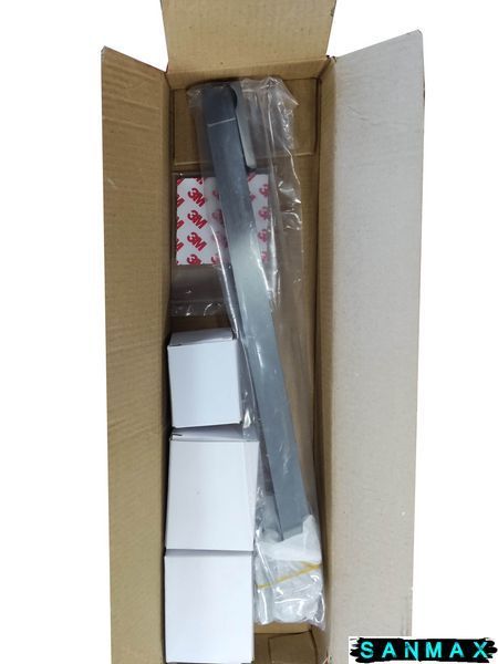 Бічна стінка до кабіни Koer SR SW04-90x200-TR-07 прозоре скло Easy Clean 10мм, графіт (KR5391) KR5391 фото