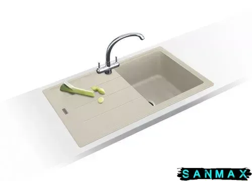 Кухонна фрагранітова мийка Franke Basis BFG 611-78, сахара (вкл. вент. 3 1/2"+ сиф.) 114.0258.031 фото
