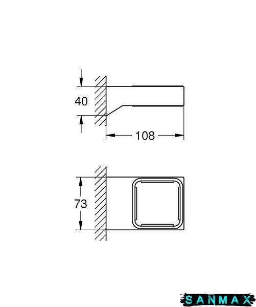 Тримач для аксесуарів Grohe Selection Cube (40865000) 40865000 фото