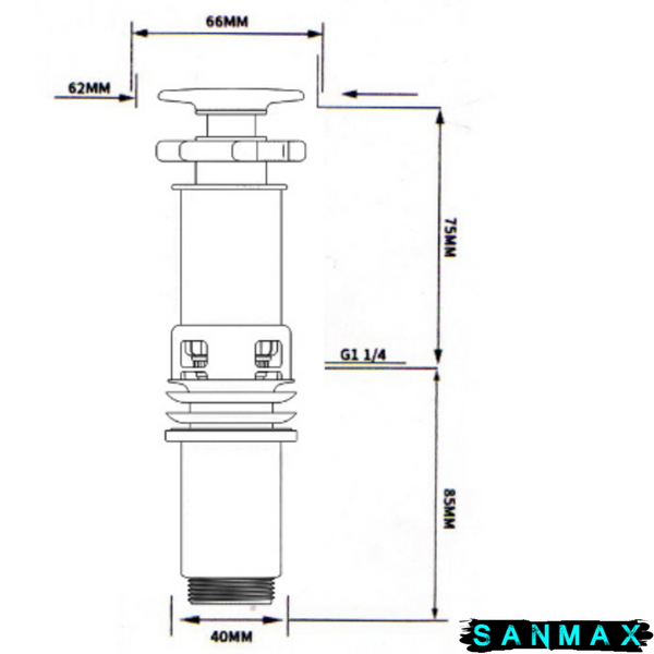 Раковина накладна Mixxus Premium Style-0201 520х375х140mm з донним клапаном та отвором під змішувач (MP6511) MP6511 фото