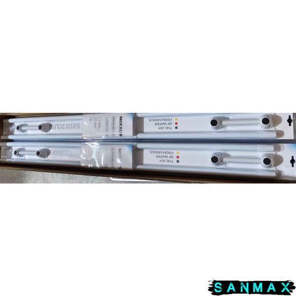 Штанга для шторки телескопічна з тримачем для рушників Mixxus CRA-D-125x225 125cm-225cm (алюміній) блістер (AC3589) AC3589 фото