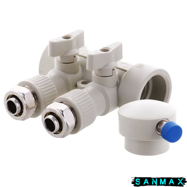 Колектор розподільний 2-way з фітингом 40x20 PPR Koer K0190.PRO 29 (KP2555) KP2555 фото