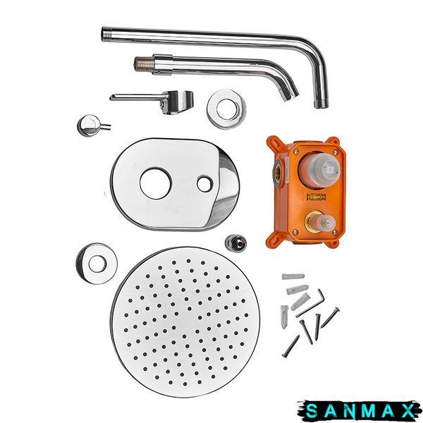 Вбудована душова система Mixxus Premium Benedict 009 box Хром (MI5971) MI5971 фото