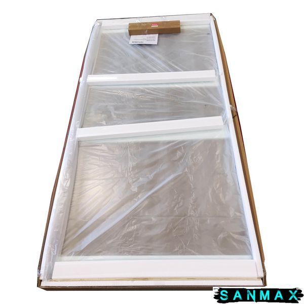 Бічна стінка до кабіни Koer SR SW04-90x200-TR-07 прозоре скло Easy Clean 10мм, графіт (KR5391) KR5391 фото