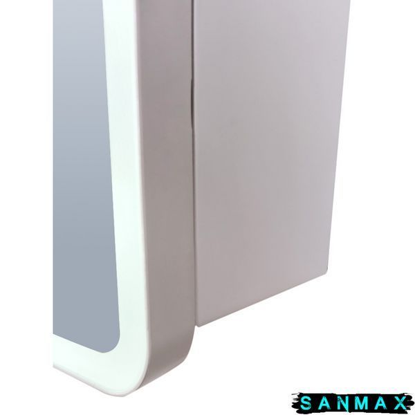 Дзеркальна шафка Mixxus Premium Olivary CM01-60x70x13 з LED Touch, димером, регулятором яскравості (MI8294) MI8294 фото