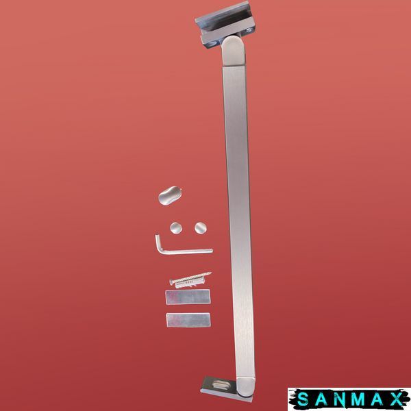 Бічна стінка до кабіни Koer SR SW04-90x200-TR-07 прозоре скло Easy Clean 10мм, графіт (KR5391) KR5391 фото