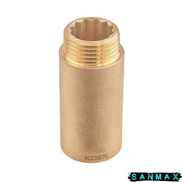 Подовжувач Koer KF.E10-60.WN - 1"-60мм без нікелю (KR5675) KR5675 фото