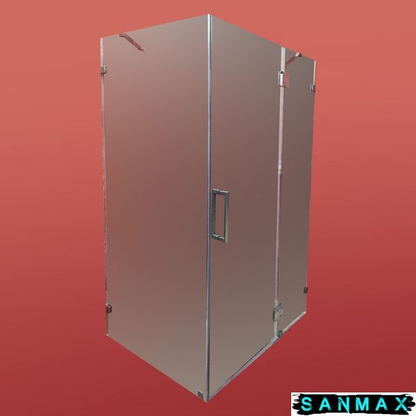 Бічна стінка до кабіни Koer SR SW04-90x200-TR-07 прозоре скло Easy Clean 10мм, графіт (KR5391) KR5391 фото