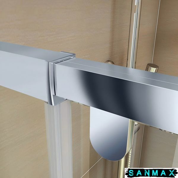 Душова кабіна без піддону Koer SR SC05-90x90x195-TR-01 прозоре скло Easy Clean 6мм, хром (KR5363) KR5363 фото