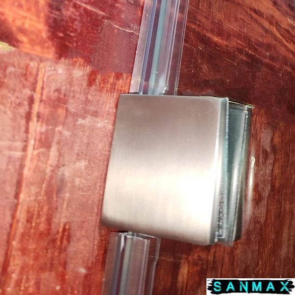 Бічна стінка до кабіни Koer SR SW04-90x200-TR-07 прозоре скло Easy Clean 10мм, графіт (KR5391) KR5391 фото