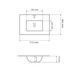 Умивальник врізний Vbi Mortara 70 Білий VBI-018041 фото 4