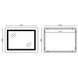 Дзеркало Mixxus Warm MR02-120x80 (годинник, Led-підсвічування, антизапотівка) (MI6001) MI6001 фото 10