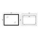 Дзеркало Mixxus Flat MR04-80x60 з Led Touch, Anti-fog, димером, регулюванням яскравості, годинником (MI6928) MI6928 фото 5