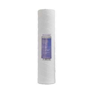 Картридж із поліпропіленової нитки Europroduct EPV-02-2510-10 PP10 2,5"x10" (EP6232) EP6232 фото