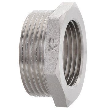 Футорка нікельована 1х1 1/4 Koer KF.F1012 (KF0083) KF0083 фото