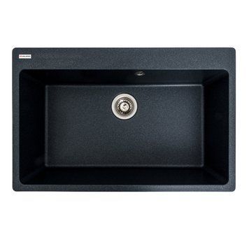 Гранітна мийка для кухні Valeso 7850 Bogema матова Антрацит SP000047076 фото