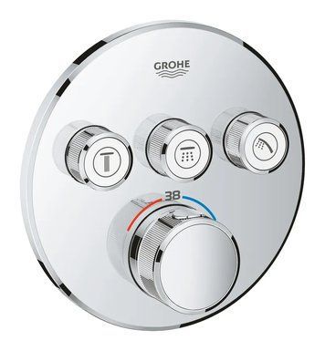 Термостат прихованого монтажу на 3 споживача Grohe Grohtherm SmartControl (29121000) 29121000 фото