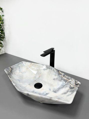 Умивальник накладний Vbi Venezia S Granit Глянець VBI-012402 фото
