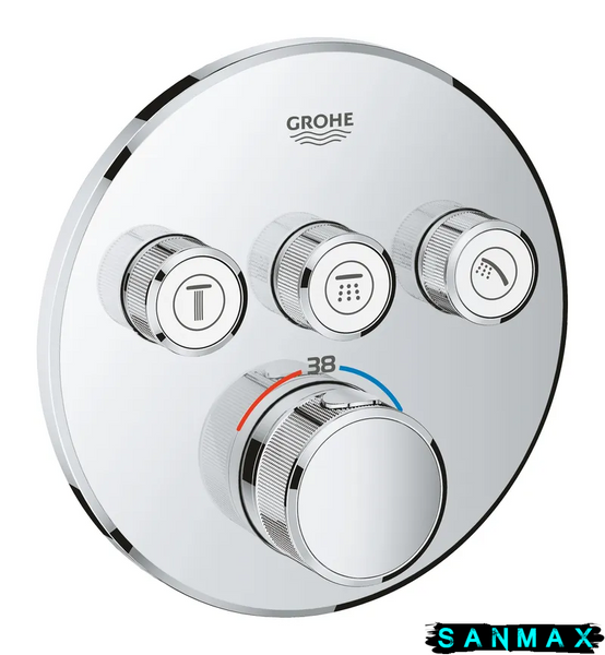 Термостат прихованого монтажу на 3 споживача Grohe Grohtherm SmartControl (29121000) 29121000 фото