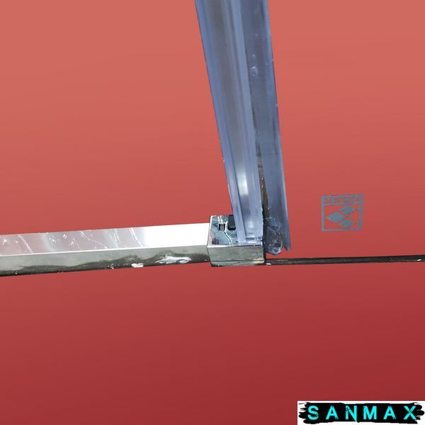 Бічна стінка до кабіни Koer SR SW05-90x200-TR-01 прозоре скло Easy Clean 6мм, хром (KR5407) KR5407 фото