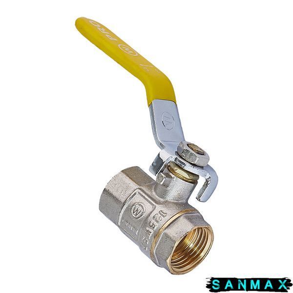 Кран кульовий 1/2 РГШ Газ Waterpro WP602-15FFL-Y (WP2929) WP2929 фото
