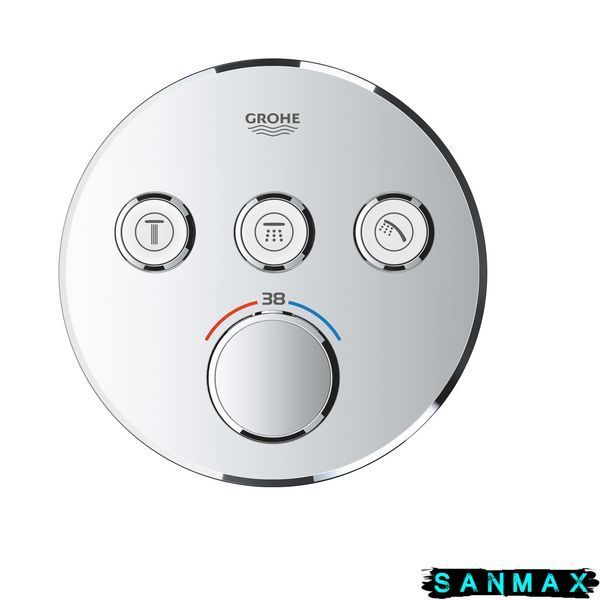 Термостат прихованого монтажу на 3 споживача Grohe Grohtherm SmartControl (29121000) 29121000 фото