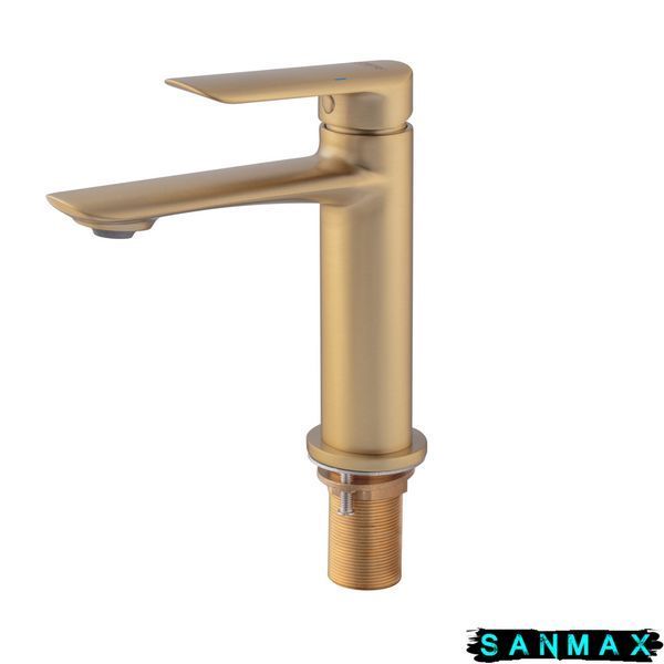 Змішувач для умивальника Koer KB-10028-12 Матове Золото (KR5291) KR5291 фото