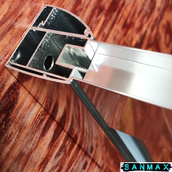 Бічна стінка до кабіни Koer SR SW05-90x200-TR-01 прозоре скло Easy Clean 6мм, хром (KR5407) KR5407 фото
