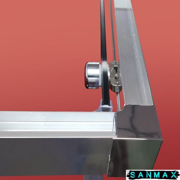 Бічна стінка до кабіни Koer SR SW05-90x200-TR-01 прозоре скло Easy Clean 6мм, хром (KR5407) KR5407 фото