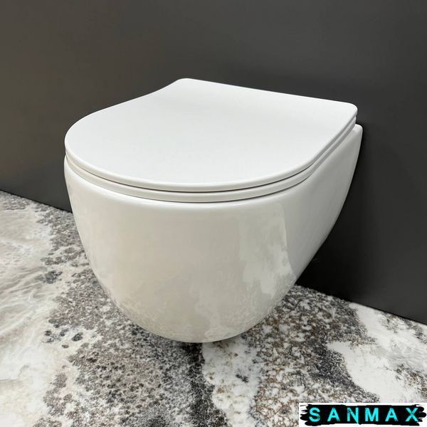 Підвісний унітаз VBI CAPRI WHITE підвісний унітаз VBI-020400 фото