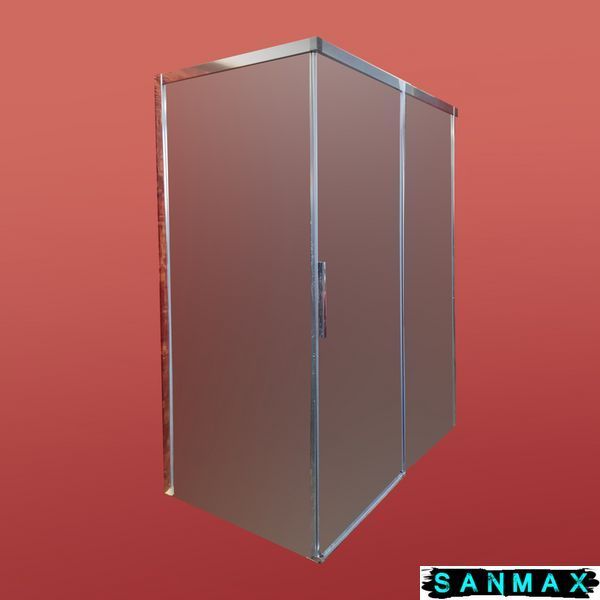 Бічна стінка до кабіни Koer SR SW05-90x200-TR-01 прозоре скло Easy Clean 6мм, хром (KR5407) KR5407 фото