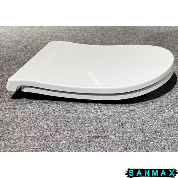 Кришка для унітазу Koer AC-0101-SEAT COVER 450х390х80mm дюропласт з мікроліфтом (KR5617) KR5617 фото