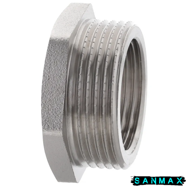 Футорка нікельована 1х1 1/4 Koer KF.F1012 (KF0083) KF0083 фото