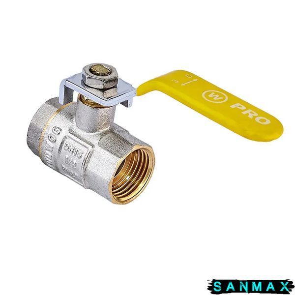 Кран кульовий 1/2 РГШ Газ Waterpro WP602-15FFL-Y (WP2929) WP2929 фото