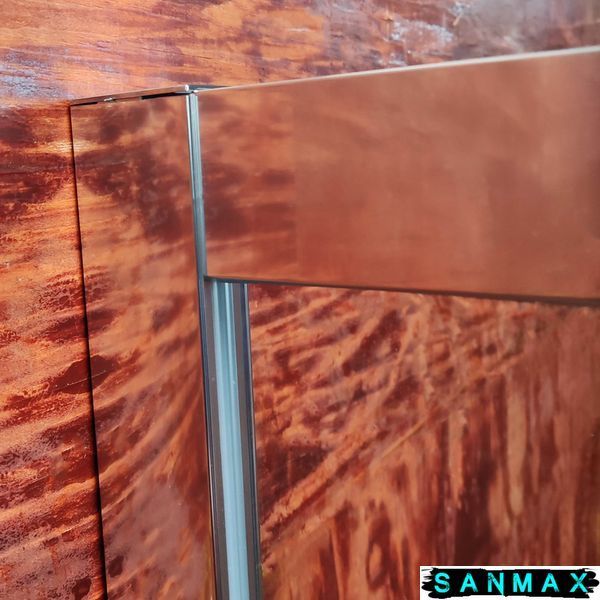 Бічна стінка до кабіни Koer SR SW05-90x200-TR-01 прозоре скло Easy Clean 6мм, хром (KR5407) KR5407 фото