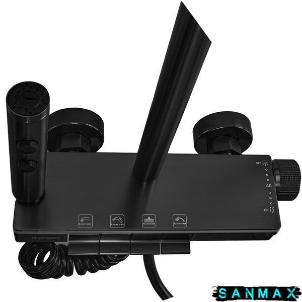 Душова система зі змішувачем Champion Pbl-009-J Чорна (CH6499) CH6499 фото