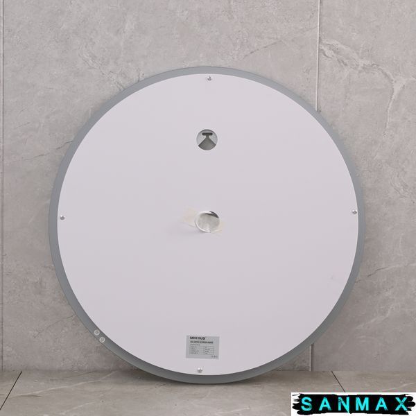 Дзеркало Mixxus Plain MC02-80 з Led Touch, Anti-fog, димером, регулюванням яскравості, годинником (MI6931) MI6931 фото
